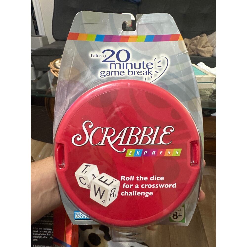 Scrabble Express by Parker Brothers / Hasbro Travel Dice Board Word Game NEW